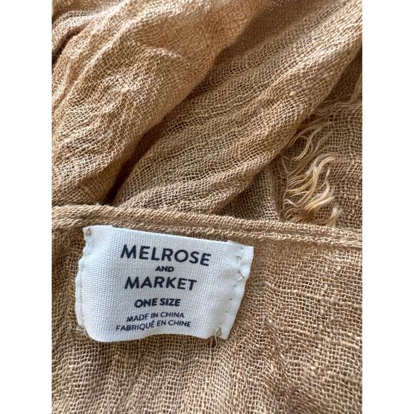 MELROSE and MARKET Women’s Beige Casual Everyday Layer Ruana Wrap (Size Missing) - Picture 5 of 6